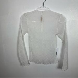 Bishop + Young sheer genius funnel neck top